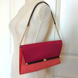 Diane Von Furstenberg DVF Large Embossed Lizard 440 Envelope Bag